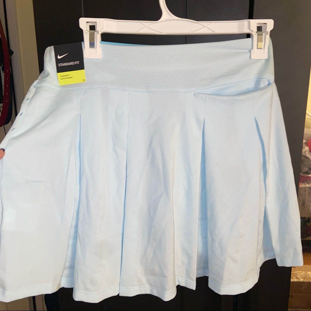 NIKE baby blue atheltic skirt